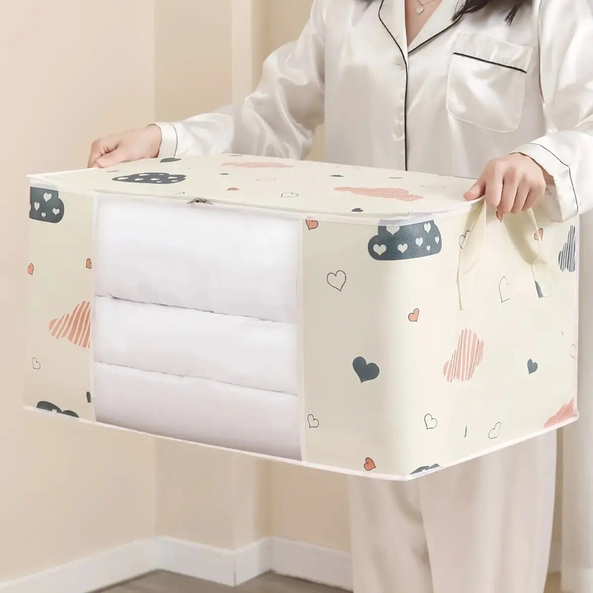 1pc Grote/Kleine Quilt Kleding Opbergtas Vocht Stofdicht Organizer Grote Capaciteit Dekbed Deken Sorteren Zakken