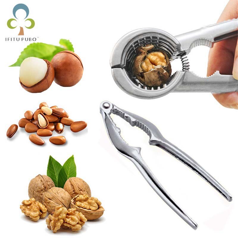 1pc Alloy Nutcracker for Nuts Sheller Crack Almond Walnut Pecan Hazelnut Filbert Nut Kitchen Nut Sheller Crack Filbert Plier ZXH