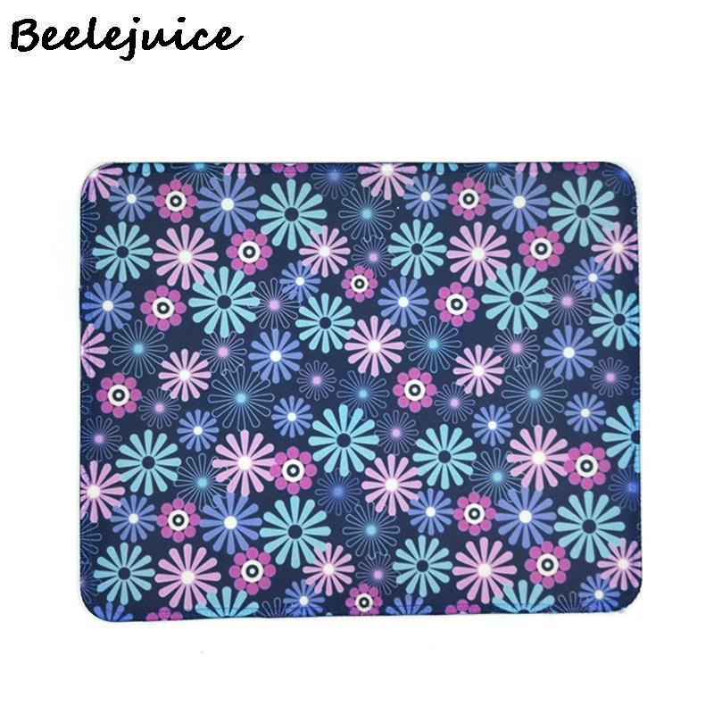 Sonnenblumen Lila Blumen Maus Pad Silikon Maus matt Tisch matt Laptop Spiel Computer Tastatur Schreibtisch Maus Pad Büro Liefert: 18