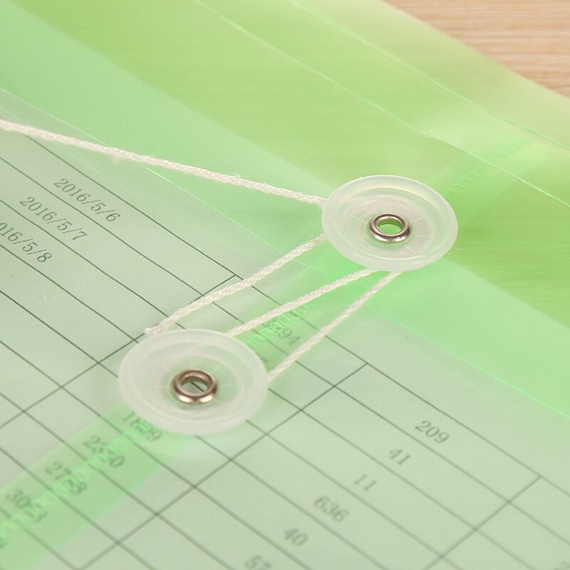 Solid Color A4 Plastic Office Document Briefcase Women Man Bag Folder File Folder Documents Case Paper Planner Storage