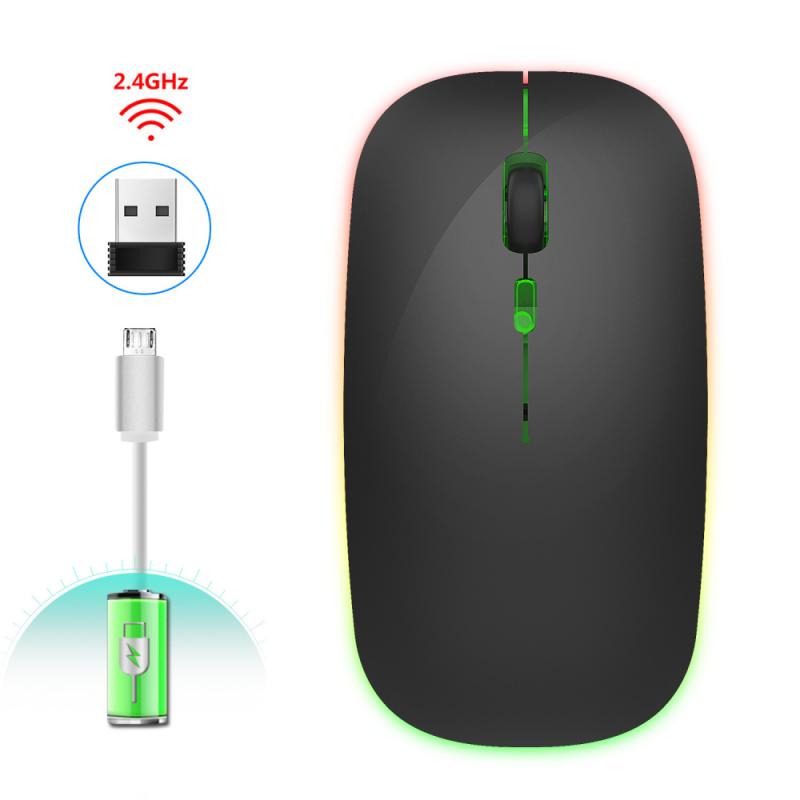 Rechargeable Computer Mouse Wireless Charging Mouse Ultra-Thin Silent Mute Mice For Home Office Notebook Mouse For Xiaomi Laptop: 01