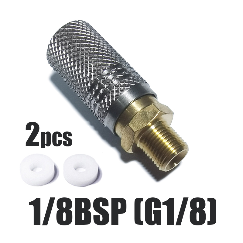 Presa adattatore a sgancio rapido per ricarica morbida HPA ad aria estesa 1/8BSPP(G1/8) Accessori per capezzoli maschi da 8 mm: Kaki scuro