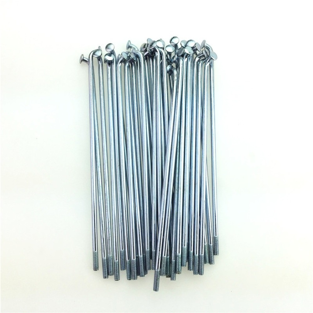 4mm 3.7mm 3mm Motorcycle Electric Bicycle Spoke Rod Mountain Bike Car Rod Steel Wire Rod Steel Wire Pull Line Cap 45# Non-304