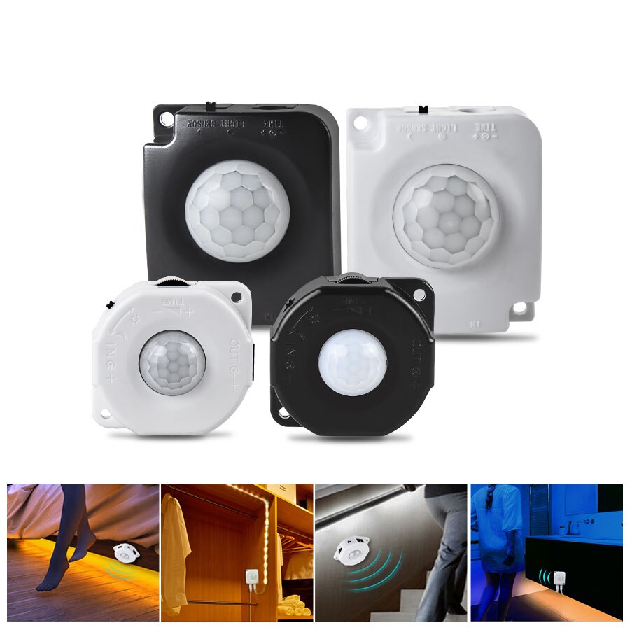 PIR Bewegung Sensor Schalter 5V-24V DC Menschlichen Körper Bewegung Infrarot Bewegung Detektor Auto schalten Kontrolle AUF/aus Heimat Verbesserung