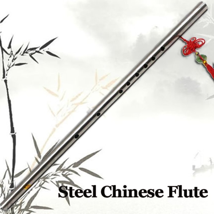 Kinesisk bambusfløjte dizi traditionelle blæseinstrumenter på tværs af bambu flauta c / d / e / f / g nøgle håndlavet med tilbehør