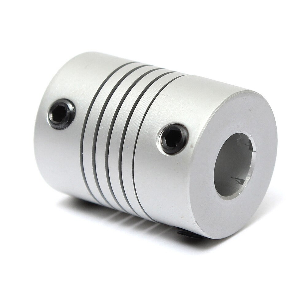 Justinlau 8Mm X 10Mm Aluminium Flexibele Askoppeling OD19mm X L25mm Cnc Stappenmotor Koppeling Connector