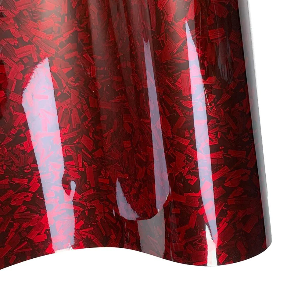 Geschmiedete Kohlefaser-Vinylfolie für Auto und Motorrad, selbstklebendes Vinyl, luftblasenfrei, silberfarben, blau, schwarz, geschmiedete Carbon-Autoverpackungsfolie