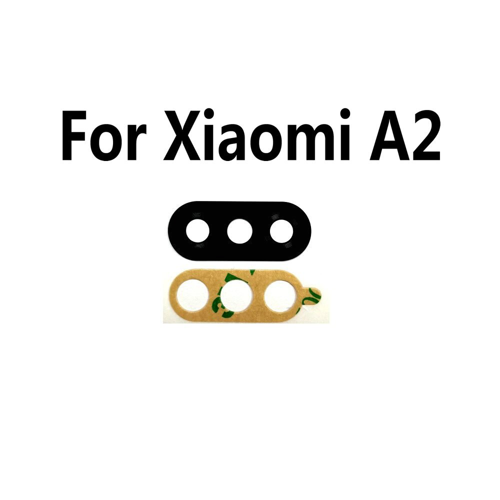 2Pcs/Lot,Rear Back Camera Glass Lens Cover For Xiaomi Mi A3 With Sticker Adhesive For Xiaomi Mi A1 A2 Lite Replacement Parts