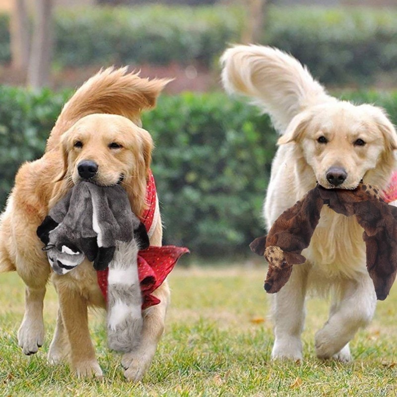 Juguetes Para Perros resistentes a mordeduras para perros grandes, mascotas interactivas, Bulldog Francés, juguete de felpa con sonido de peluche, Fleece, chirriante, suministros para mascotas