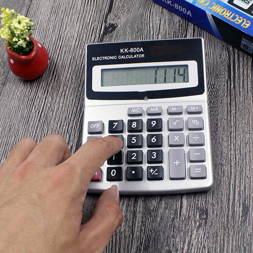 8-digit large display office calculator, large number special accounting calculator, plastic desktop calculator