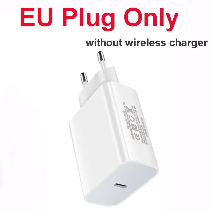 15W Magnetic Wireless Charger For iPhone 12 Pro Max Mini Original Magsafing Fast Charge USB C PD Adapter Adsorbable Charging Pad: EU Plug Only
