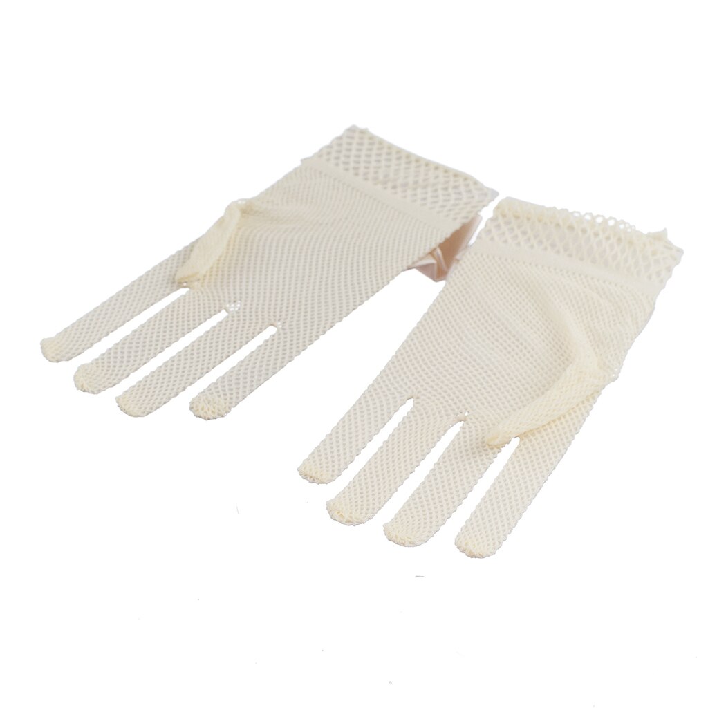 Blume Mädchen Satin- Bowknot Spitze Gittergewebe Handschuhe Brautjungfer Hochzeit Prom Bankett Tanzen Zeigen Elegante Princeness Acc