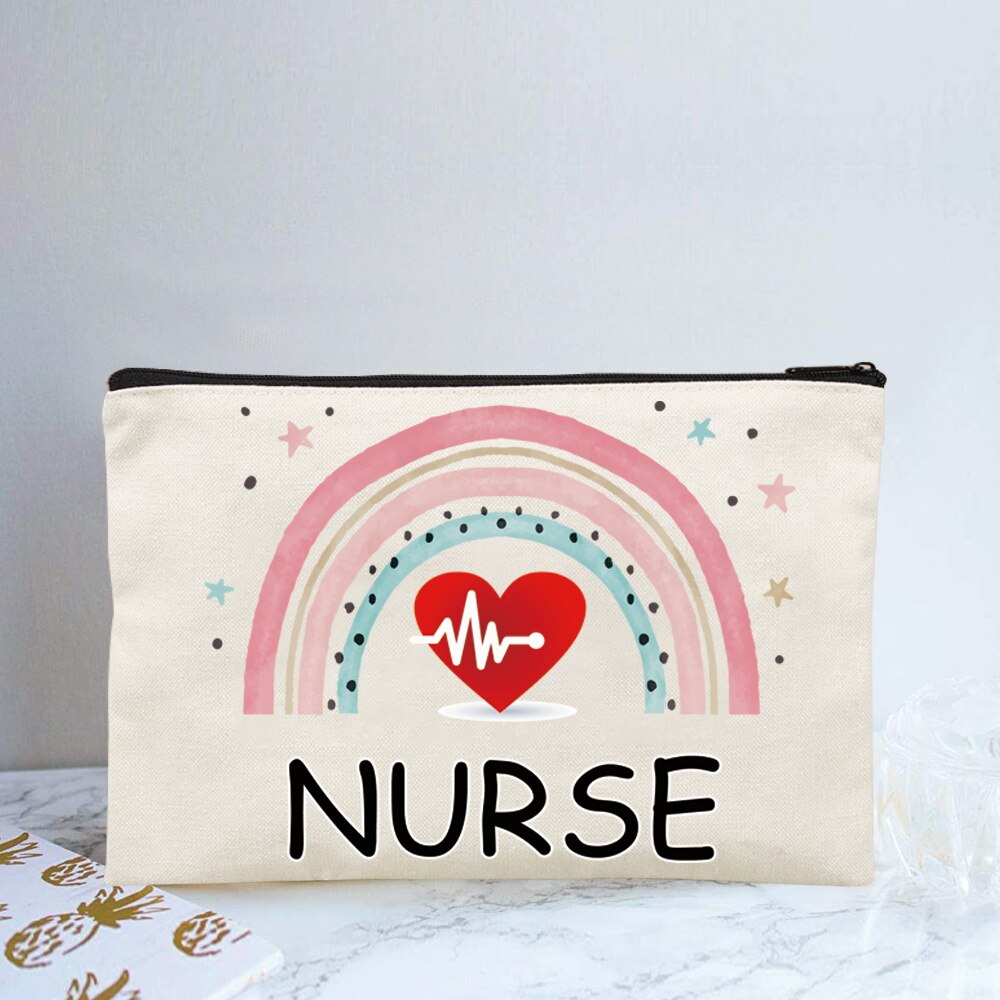 Torby kosmetyczne kobieta kosmetyczka plaża pielęgniarka serii organizator podróży Case makijaż Bagi Party Bagd prezent ślubny Lady makijaż przypadki: Nurse 002