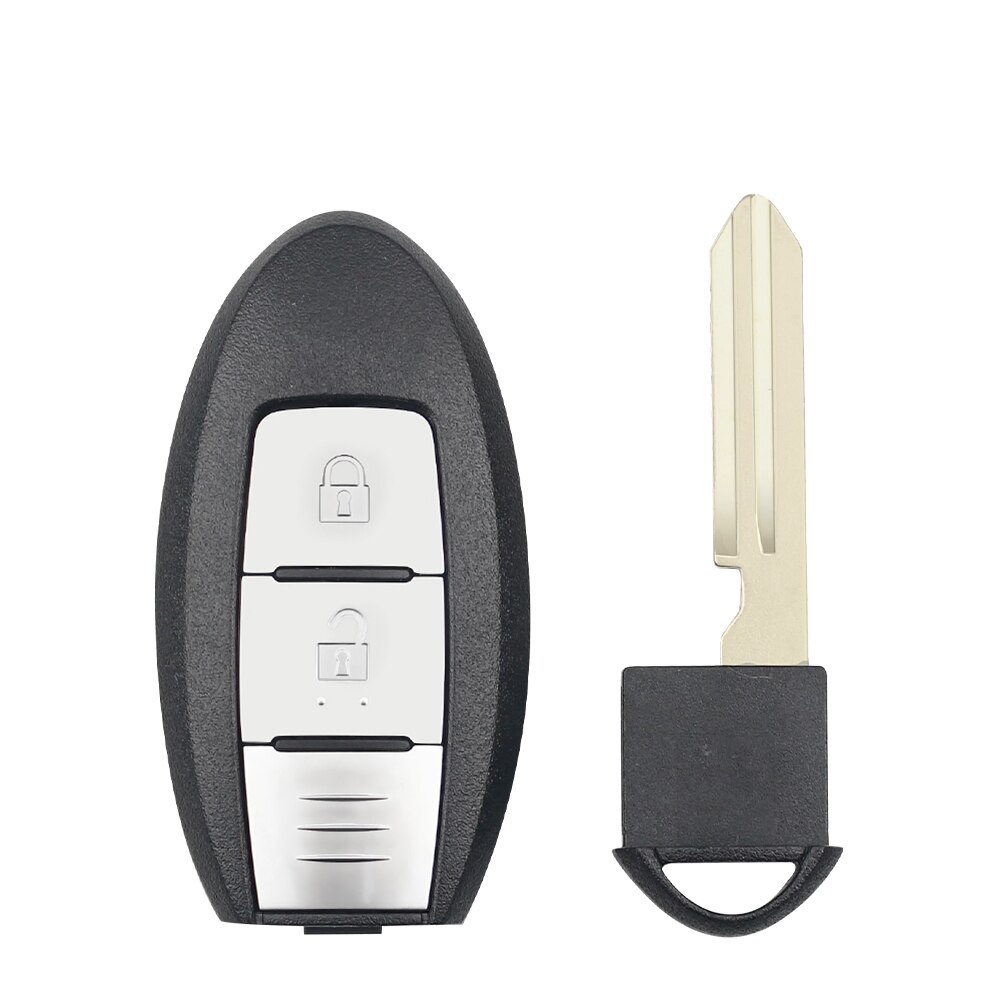 KEYYOU For Nissan Juke Qashqai X-Trail TIIDA SYLPHY J10 J11 Car Keyless Go Smart Remote Key 433Mhz 4A Chip 2 Buttons