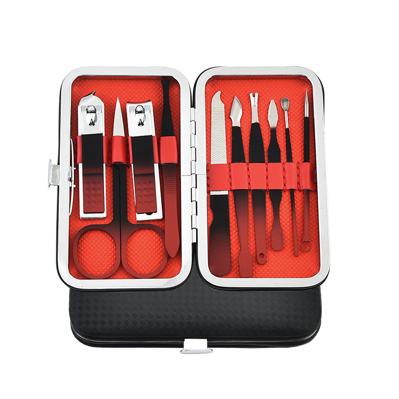 Manicure Pedicure Set Nail Cutter Pedicure Scissor Kits Nail Clipper Machine Fingernail Trimmer Manicure Tool Set: 10pcs nail clipper