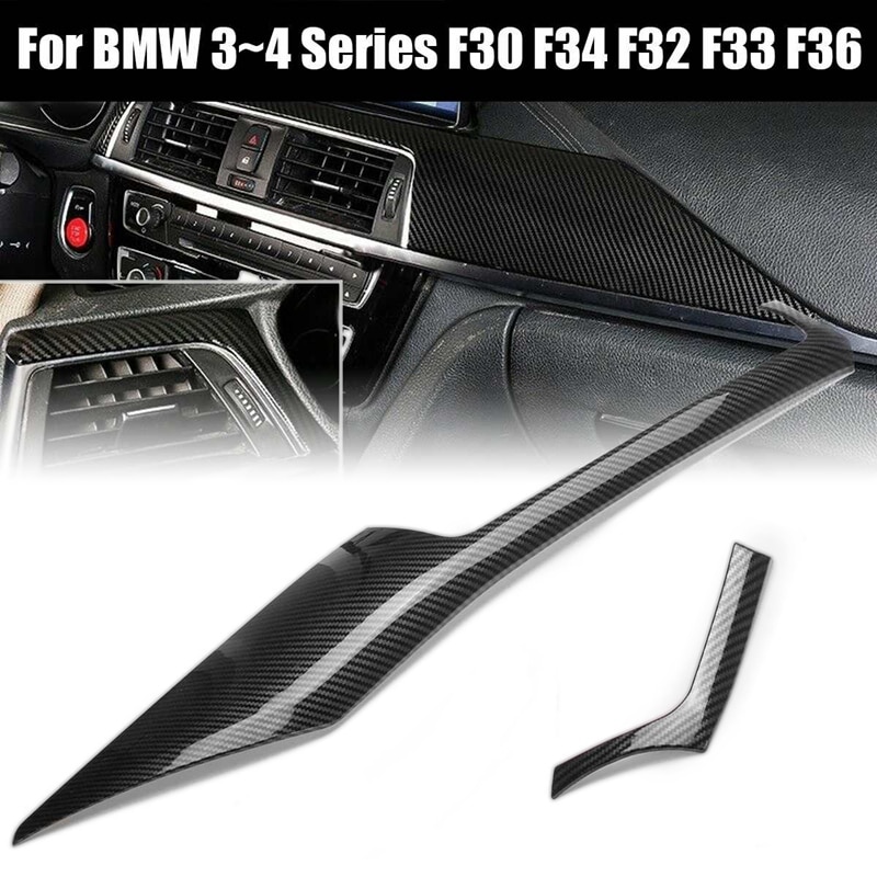 Carbon Fiber Look Interieur Abs Trim Center Control Panel Trim Voor Bmw F30 F34 F32 F33 F36