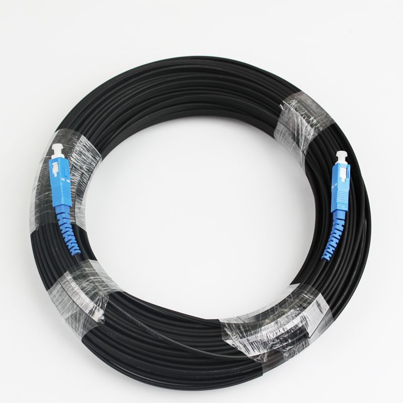 100 M Ftth Kabel Patchkabel SC auf SC Simplex Single Fiber Optik Jumper SM Faser Optik Jumper Kabel
