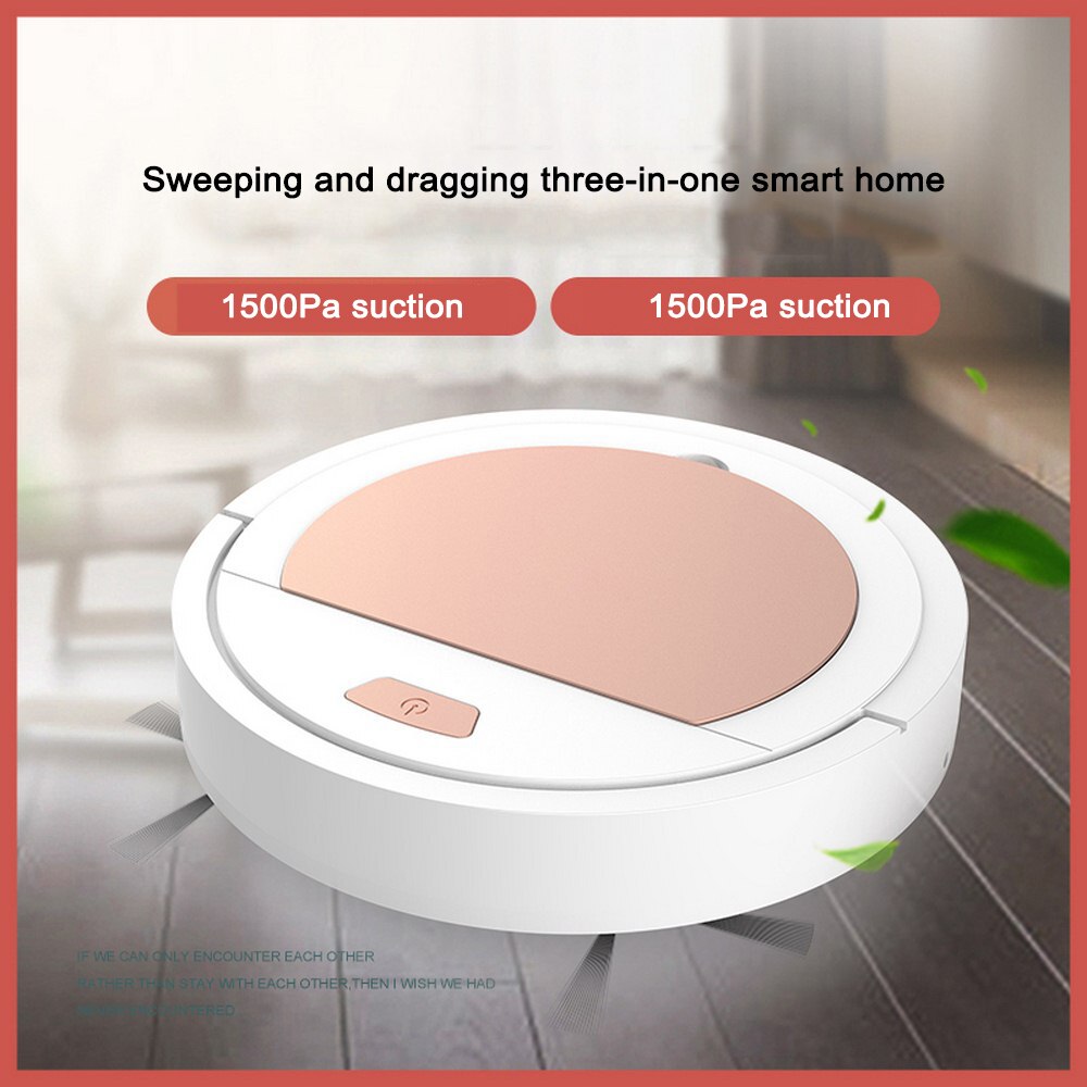 Automatic Robot Vacuum Cleaner Sweep Wet Mop Sweeping Dust Sterilize Smart Planned Remote Control Charging Type Sweep Machine: White Glory
