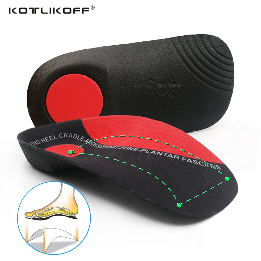 Kotlikoff Orthopedische Schoenen Accessoires Inlegzolen Hard Arch Ondersteuning 3.5Cm Half Inlegzolen Voor Schoenen Zool Vaste Hak Orthopedische Pad