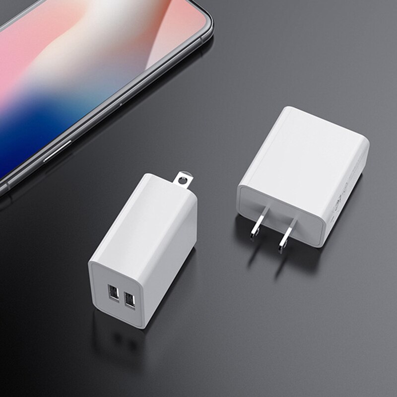 ONS Adapter 5V2A Dual USB Reislader Muur Japan USA Standaard Mobiele Telefoon Elektronische Plug Stabiel Opladen