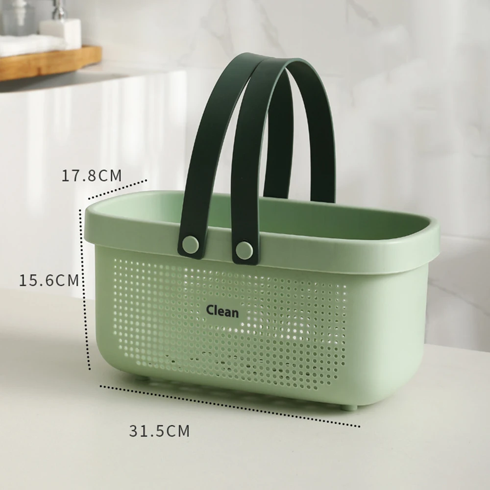Plastic Portable Laundry Hamper with Handles,Storage Container Organizer for Laundry,Car trunk,Camping,Indoor and Outdoor: Blue
