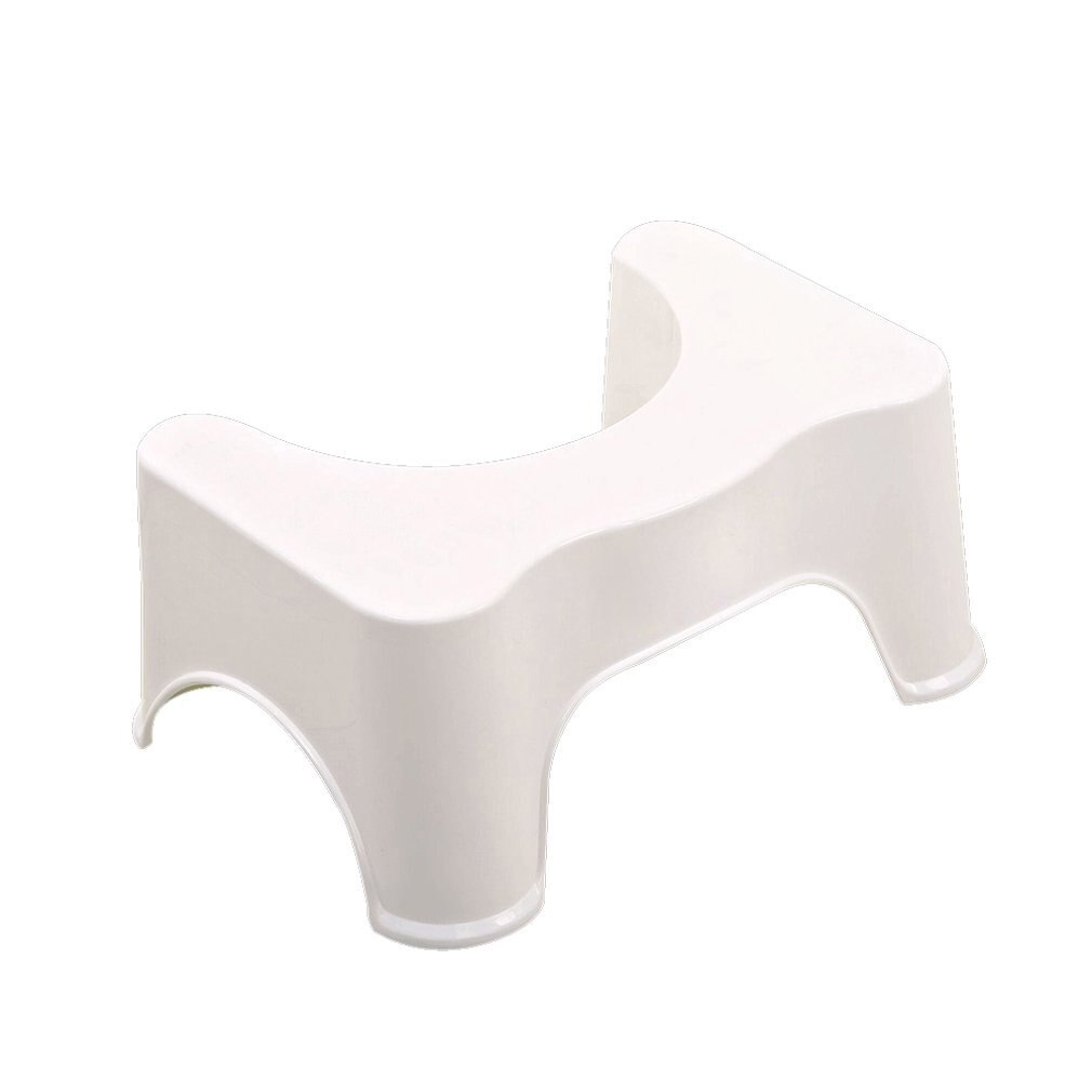 7 inches Squatty Potty Original Bathroom Toilet Stool White One Side Pedal Stool For Toilet Children Adult Aged Anti-leg hemp
