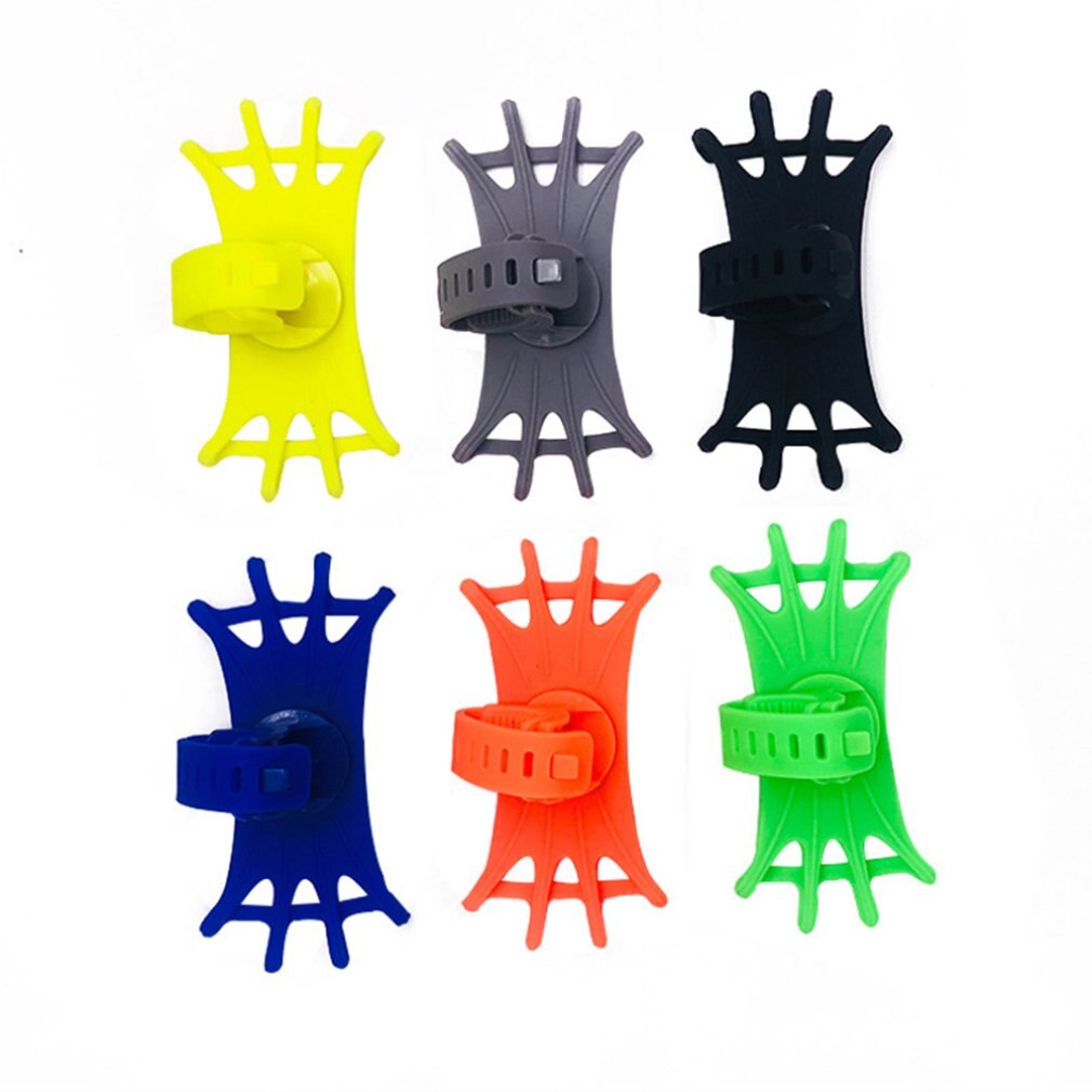 Universal phone holder Silicone bicycle mobile phone riding bracket 360 degree rotatable Mobile phone riding bracket