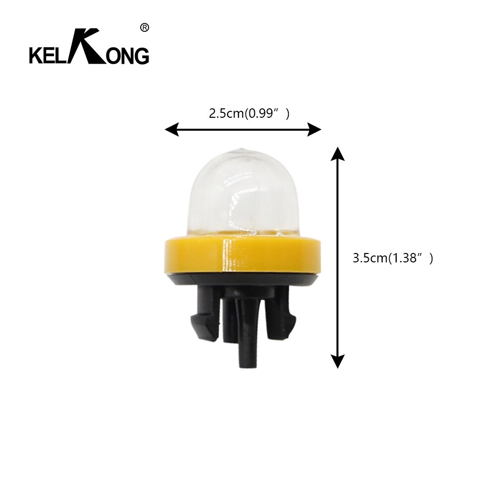 Kelkong 5Pcs Carburateur Primer Lamp Olie Bubble Benzine Snap Brandstof Lamp Pomp Voor Homelit 07916 Voor Ryobi 683974B Voor zama A056013