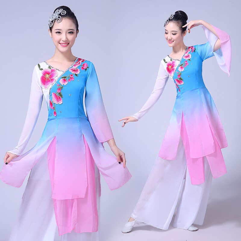 Hanfu vrouwen traditionele chinese dans kostuum danser kostuum oude chinese kostuum hanfu jurk chinese kostuum yangko
