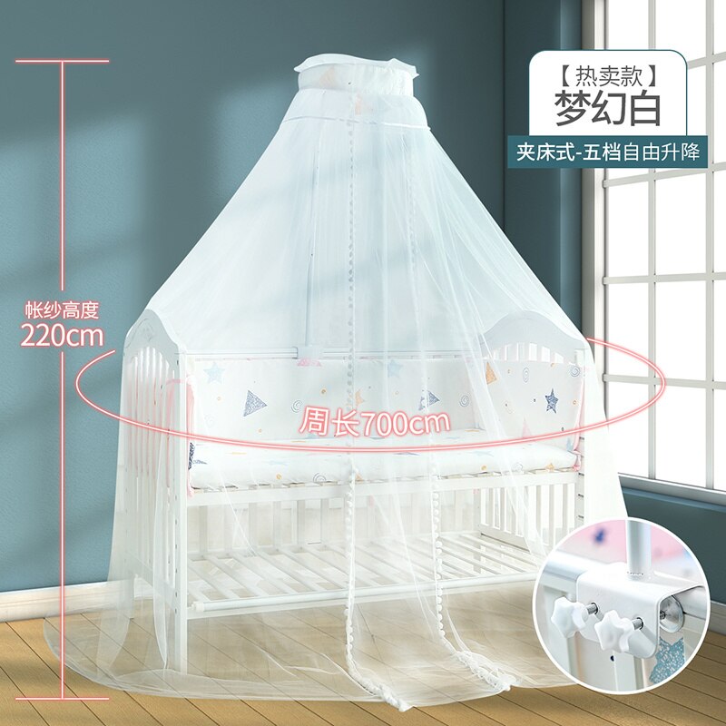 Kinderen Crib Klamboe Volledige Cover Universal Met Beugel Kinderen Prinses Pasgeboren Baby Klamboe Kap Shading Floor: 3