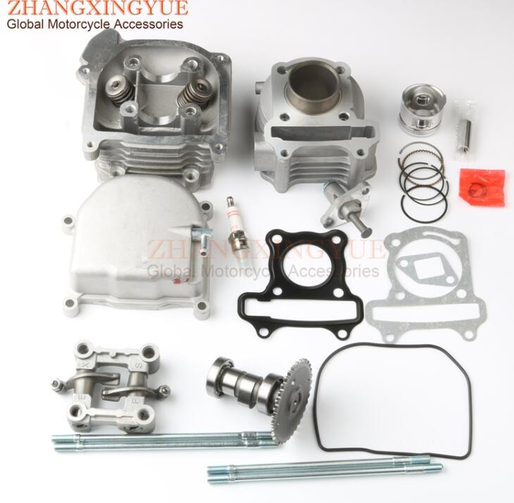 Scooter 50cc cylinder kit & non egr topstykke & knastaksel til kymco agility 50 dink 50 dj 50 hoppeføl som 50cc 4- takts