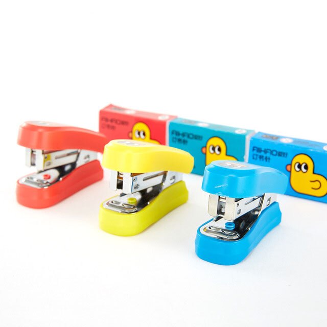 Grapadora agrafeuse Nietmachine student nietmachine Cartoon Mini Nietmachine kinderen leuke