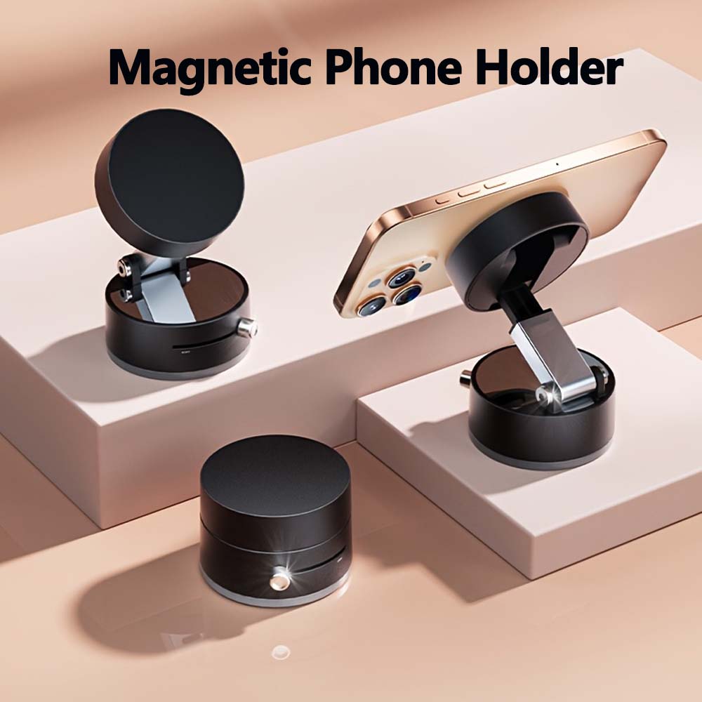 Phone Holder 360° Rotating Magnetic Car Foldable Portable Holder for All Smartphones & Car Models Adjustable Lazy Phone Bracket