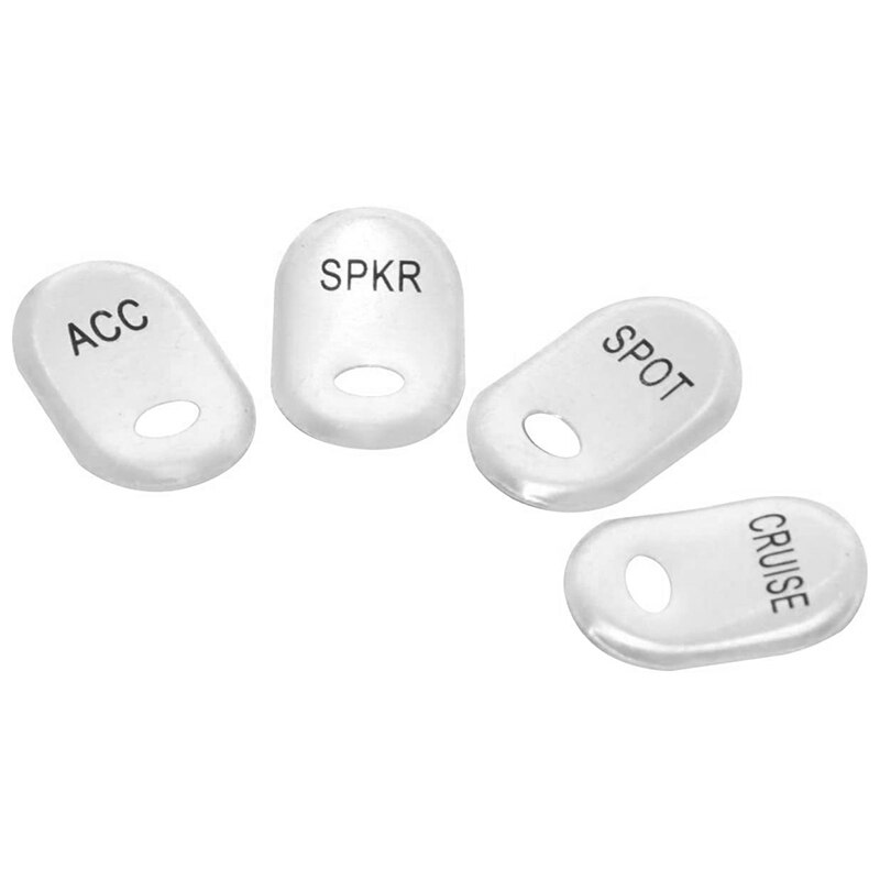 4 Pcs Motorcycle Rocker Switch Cover Button Cover Kit for Electra Road Glide