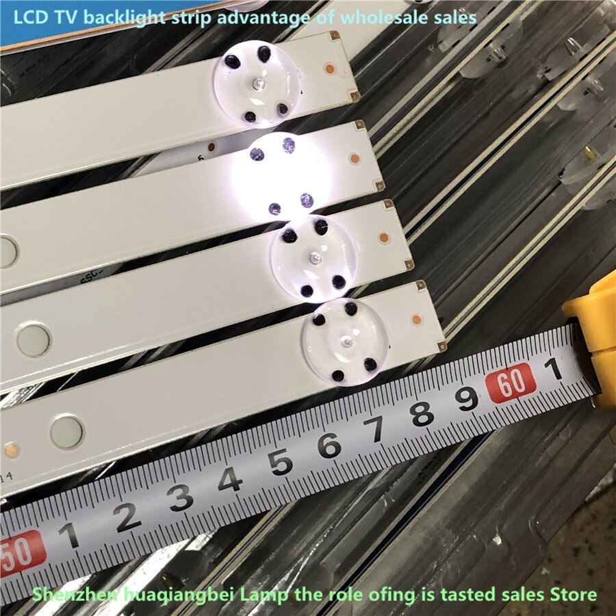 Tira de LED para iluminación trasera (2) Para LG 32LH510 32LH590B 32LH570U 32LH515B 32LH520B 32LX300C 32LH595U 32LW300C 32LF501 SSC_32LJ57_S_5LED