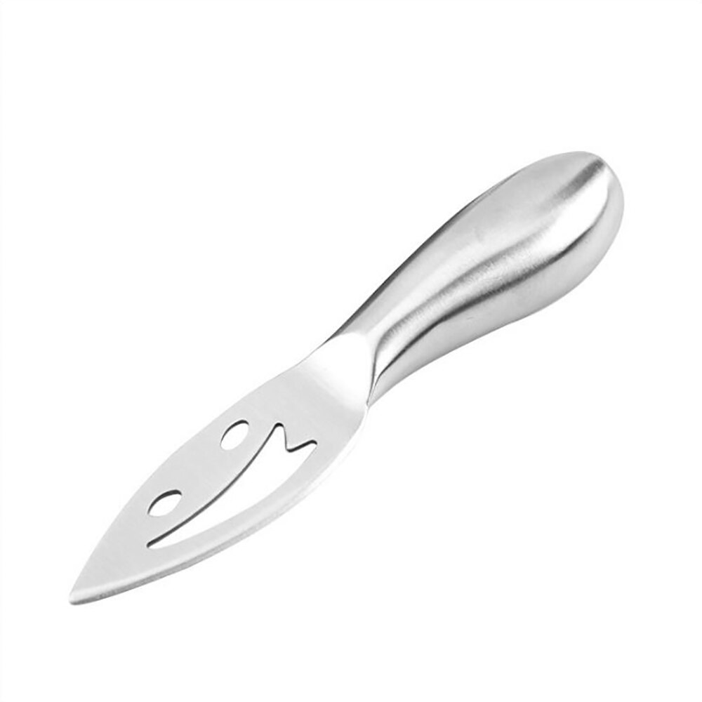 Kjøkkenutstyr bakeverktøy i retrostil multifunksjonelt rustfritt stål smiley ostebestikk 1pc sølvkniv: 8a-  skarpe kniver