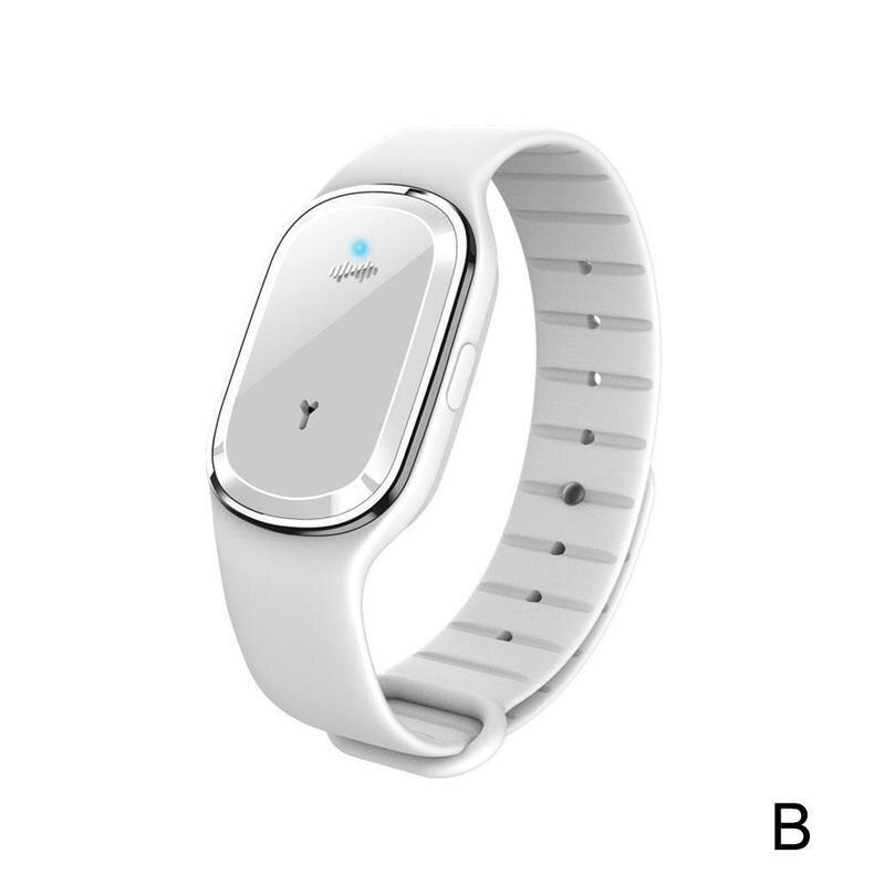 1 sztuk anty-komar bransoletka robić zegarka ultradźwiękowy środek odstraszający komary narzędzia wodoodporny na wolnym powietrzu Sporty anty-komar zegarek: 2