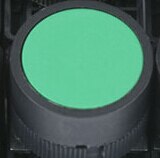 Self reset button switch 22mm start stop button with the arrow symbol XB2 flat touch switch button: green