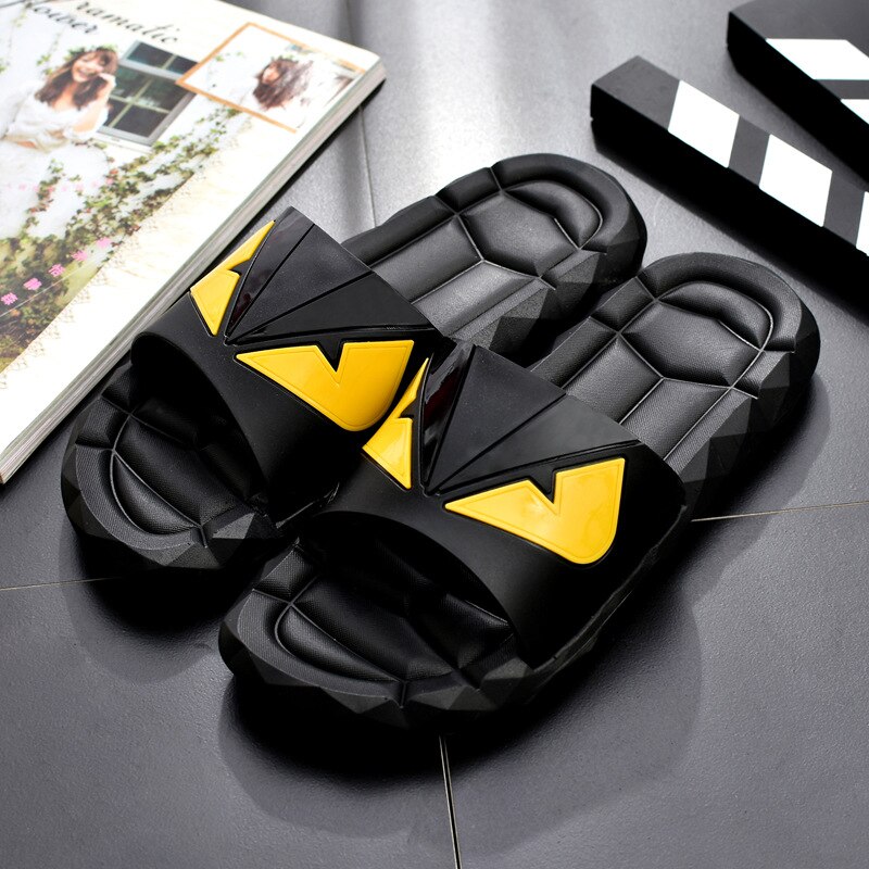 Mannen Slippers Lace-Up Schoenen Dikke Zool Antislip Witte Sandalen Zomer Slides Strand Schoenen Man Slipper Vis douche Rubber Flip Flops