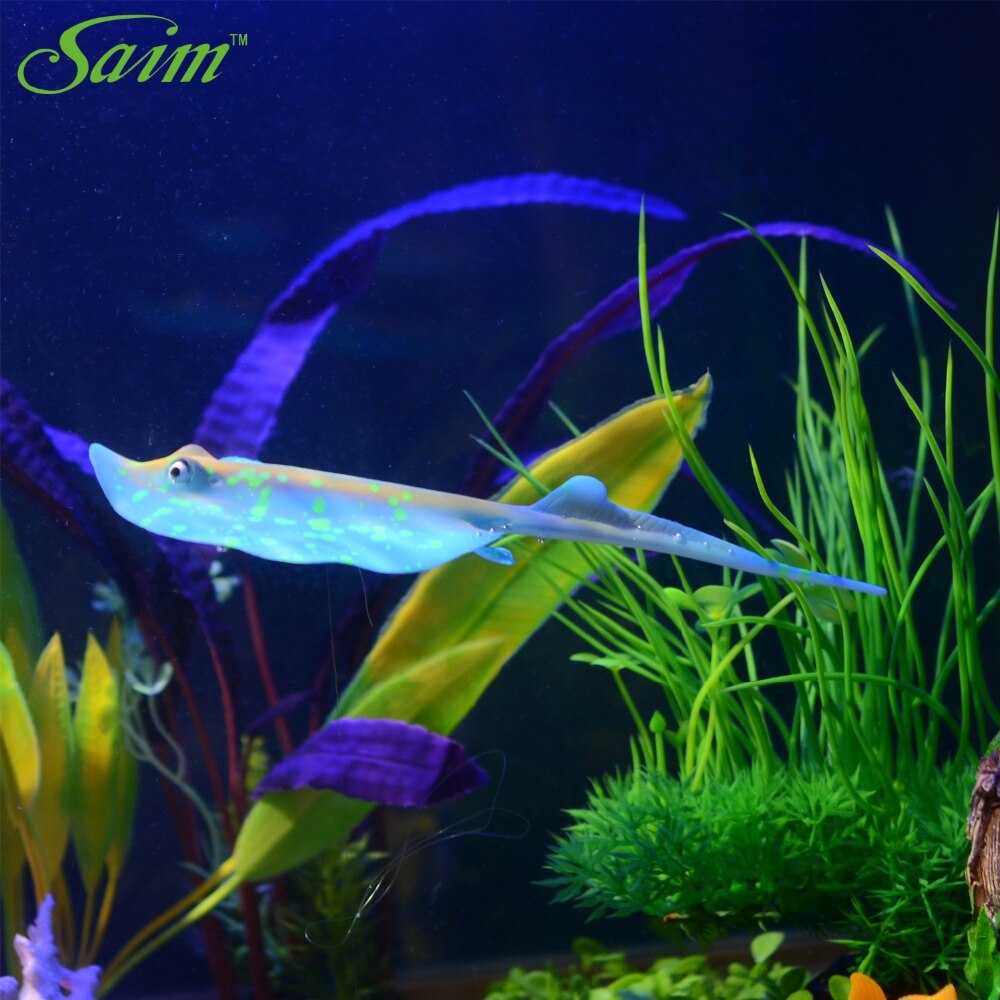 Faux poisson d'aquarium plat coloré, accessoires décoratifs pour la maison, accessoires décoratifs, Aquarium