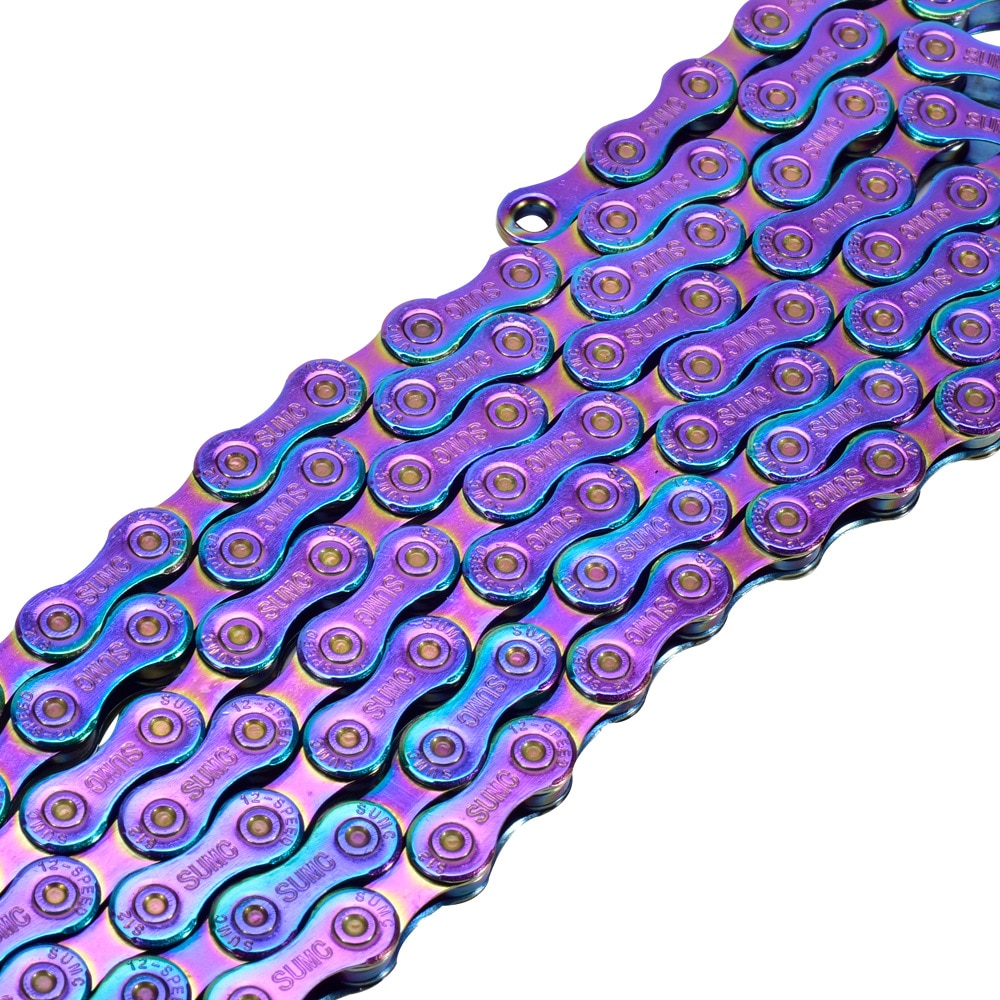 SUMC Bicycle Chain 9 10 11 12 Speed MTB Mountain Road Bike chain X9 X10 X11 X12 Rainbow Chain For SHIMANO SRAM Campagnolo