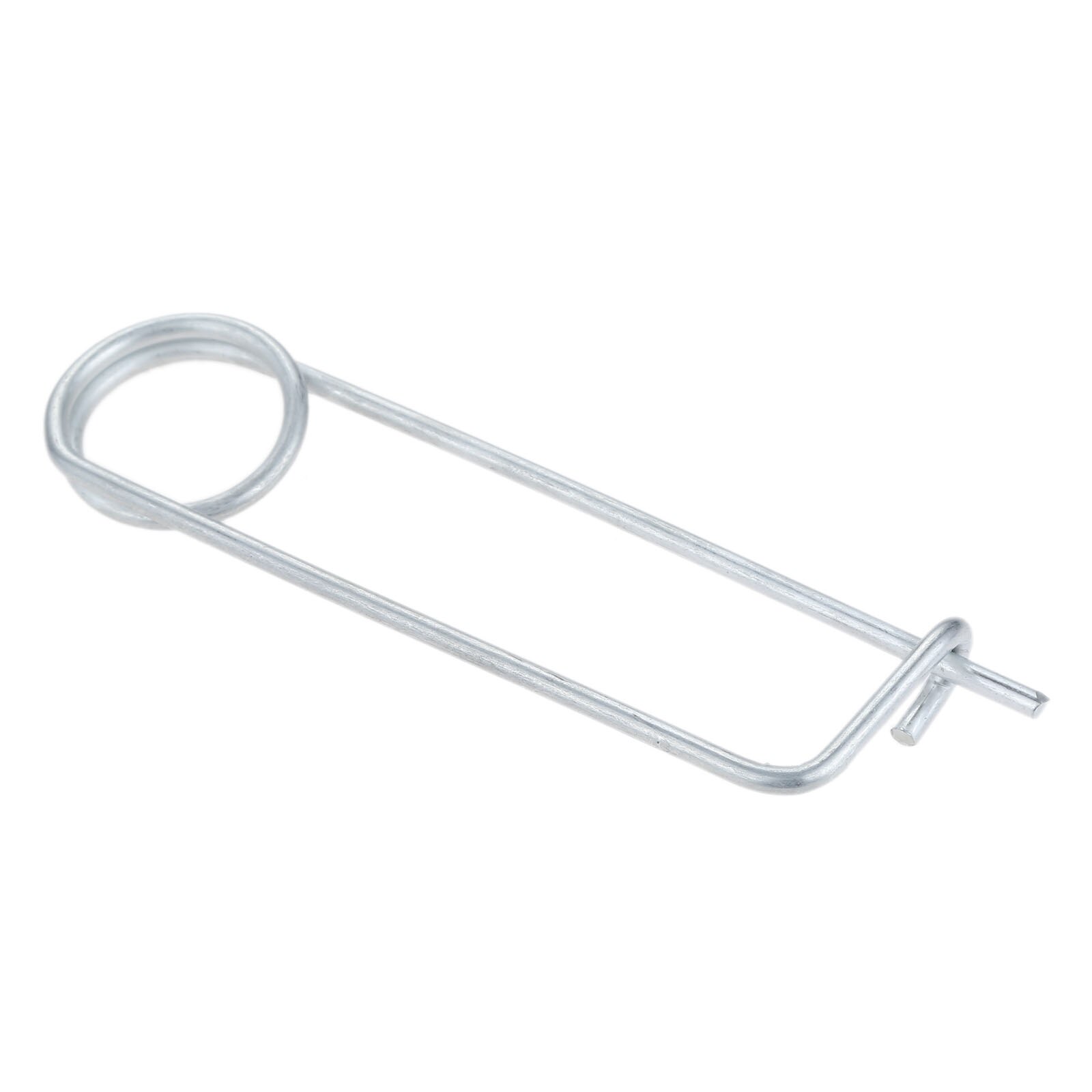 Pasadores de seguridad con forma de broche de acero, 10 piezas, pasador de resorte, cierre rápido, cierre para granja, césped, enganche de jardín, 2x45x15mm