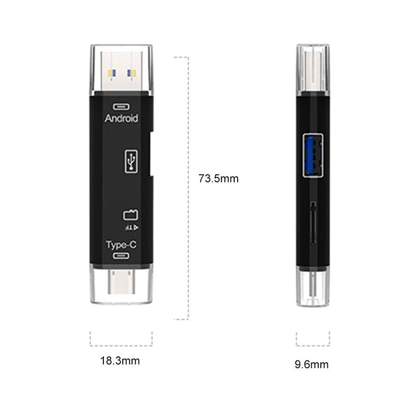 Alle  in 1 usb 3.1 kartenleser, highspeed sd tf micro sd kartenleser, typ c usb c micro usb speicher otg kartenleser
