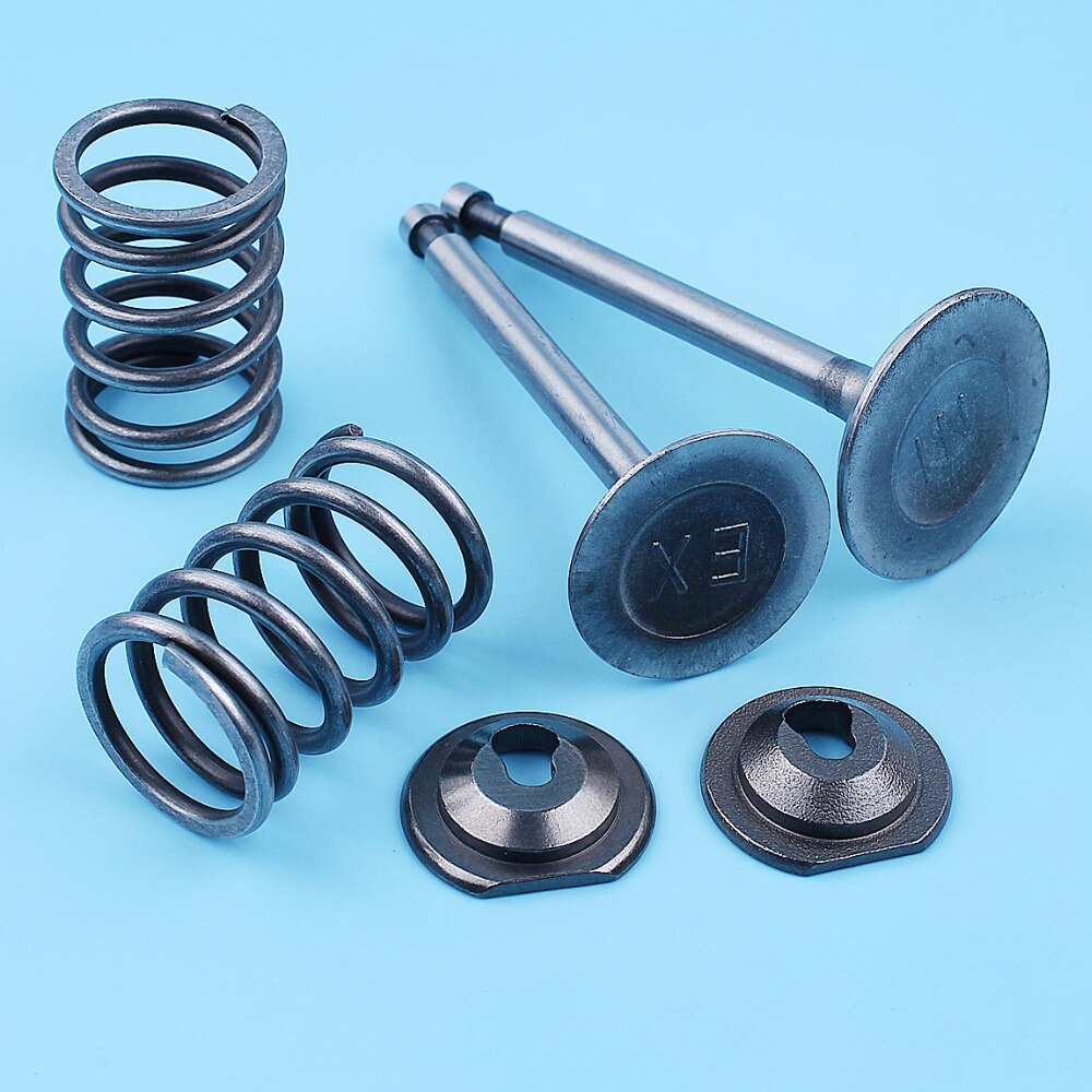 Einlass auslass Ventil & Frühling Ventil & Frühling Retainer Für Honda GX340 GX390 11HP 13HP GX 340 390 Benzin Motor motor neue