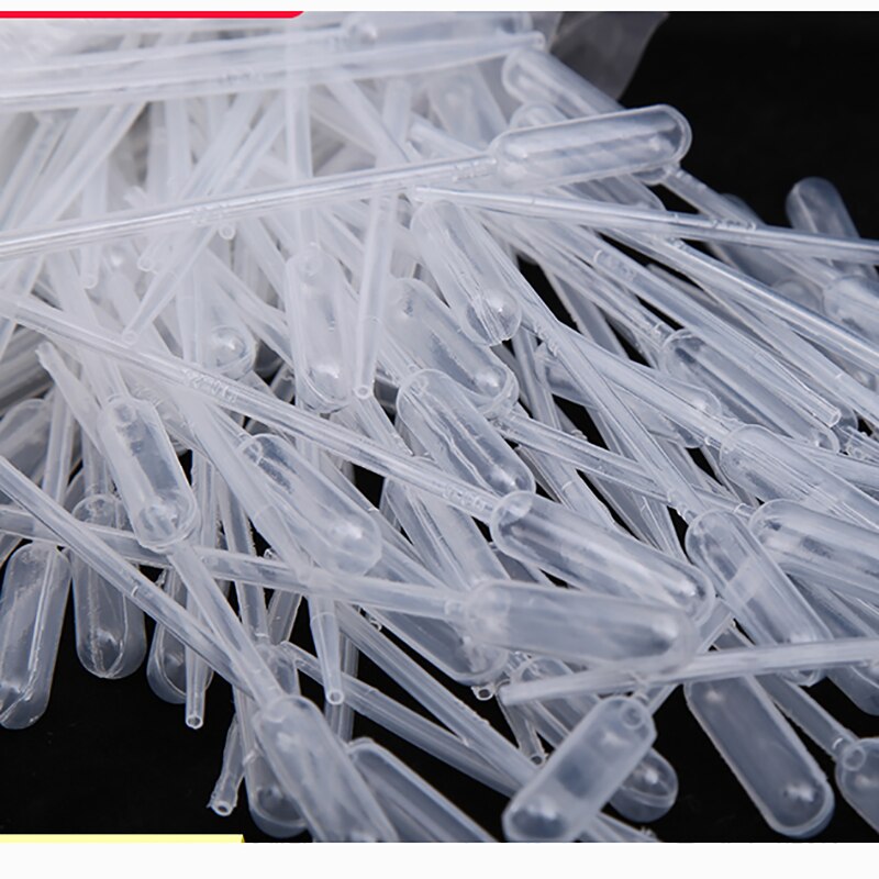 50 Stuks 3ml Plastic Transfer Pipetten - Wegwerp Oogdruppelaars voor Essentiële Oliën, Mascara Tubes, Mini Make-up Tools