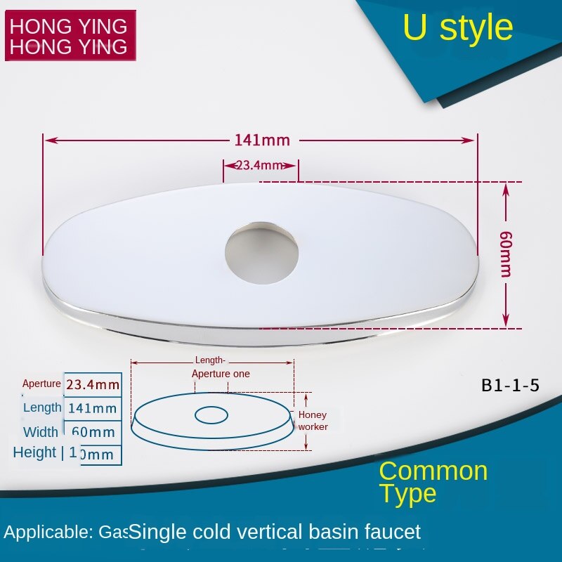 Rvs Kraan Decoratieve Cover Verhogen Met Hoge Diepte Driehoekige Valve Douchekraan Cover