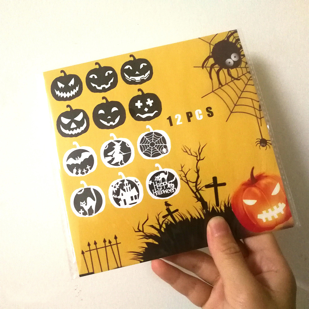 Halloween kurpitsa muovi maalaus kaavaimet päiväkirja muistikirja päiväkirja leikekirja diy piirustus malli halloween festivaali koristelu