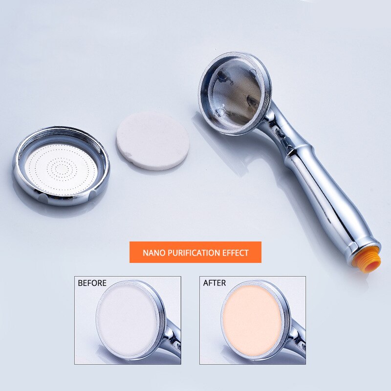 Zenbefe Nano Zuivering Douchekop Boost En Waterbesparende Douche Handheld Douchekoppen Filter Douchekop