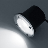 Lámpara enterrada AC85-265V/cc 12V IP68 5W 10W, iluminación exterior COB LED, lámpara subterránea, luz de jardín: white / 5W AC 110v 220v