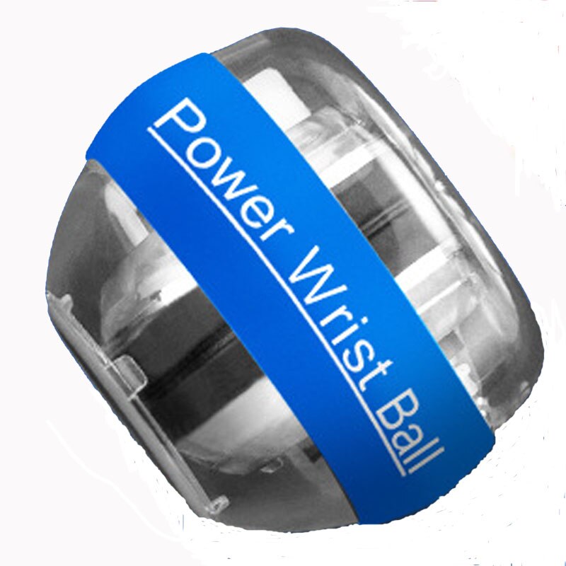 Wrist Ball Super Gyroscope powerball self-starting Gyro arm force trainer Muscle Relax Gym Fitness Equipment: Blue